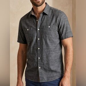 Beverly Hills Polo Club button down short sleeve stripped shirt